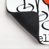 漫画のワイングラスよく赤いワイナリーユーモア マウスパッド (コーナー)