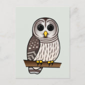 漫画のワシミミズク ポストカード (正面)