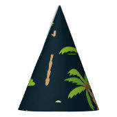 漫画のワニ:アリゲーターパームパターン。 パーティーハット (左)