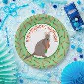 漫画のワラビーとニンジンの子供の誕生日パーティー ペーパープレート (パーティー)