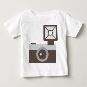 漫画のヴィンテージのカメラ ベビーTシャツ