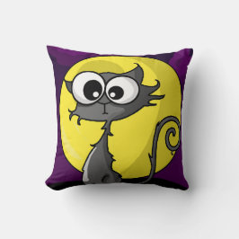 漫画の不気味な猫 クッション