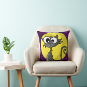 漫画の不気味な猫 クッション (椅子)