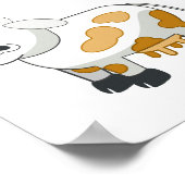 漫画の乳牛のポスター ポスター (角)