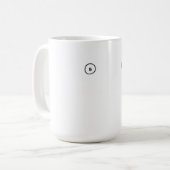 漫画の乳首 コーヒーマグカップ (正面左)