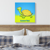 漫画の亀のキャンバス印刷 キャンバスプリント (インサイチュ (寝室))