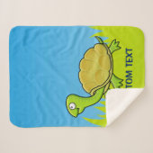 漫画の亀 シェルパブランケット (正面(横))