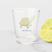 漫画の亀 ショットグラス (裏面)