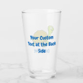漫画の亀 タンブラーグラス (裏面)