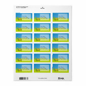 漫画の亀 ラベル (フルシート)