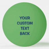 漫画の亀 卓球ボール (裏面)