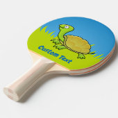 漫画の亀 卓球ラケット (正面アングル)