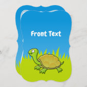 漫画の亀 招待状 (正面/裏面)