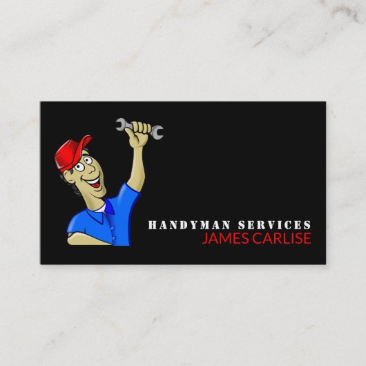 漫画の修理人、便利屋 名刺 (正面)