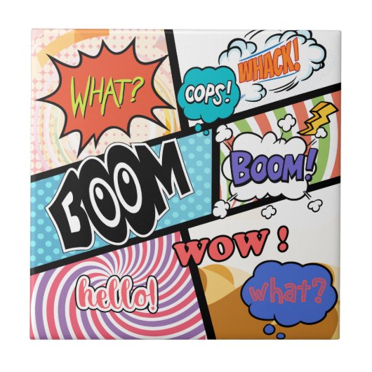 漫画の元のデザイン タイル (正面)