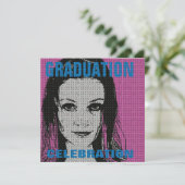 漫画の写真挿入1卒業パーティー招待状 招待状 (スタンド正面)