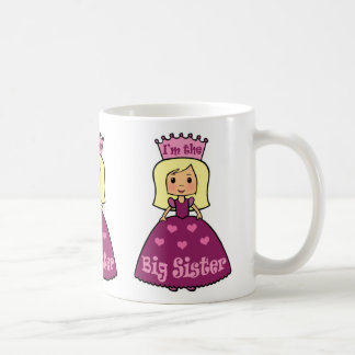 漫画の切り貼り芸術のかわいい姉のプリンセスのハート コーヒーマグカップ