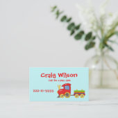 漫画の列車のテレホンカード コーリングカード (スタンド正面)