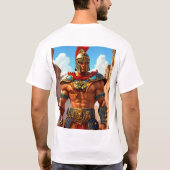漫画の剣闘士 Tシャツ (裏面)