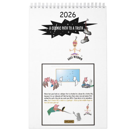 漫画の力を与える真理カレンダーへの道 カレンダー (カバー)