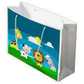 漫画の動物たち ラージペーパーバッグ (正面アングル)