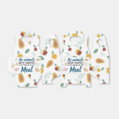 漫画の動物とのビーガンに傷ついた動物はなかった フェイバーボックス (折り畳みなし)