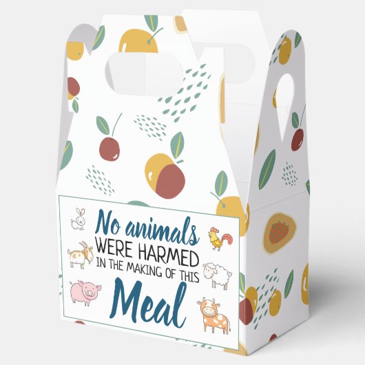 漫画の動物とのビーガンに傷ついた動物はなかった フェイバーボックス (オープン)