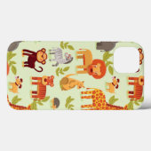 漫画の動物のパターン Case-Mate iPhoneケース (裏面 (横))