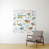 漫画の動物バンド タペストリー (インサイチュ(横))