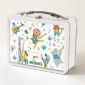 漫画の動物バンド メタルランチボックス (正面)