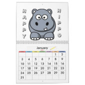 漫画の動物20XXカレンダー カレンダー (1月 2027)