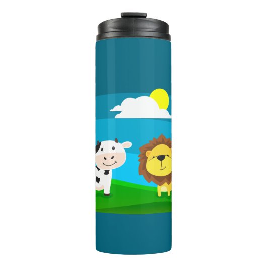 漫画の動物 タンブラー (正面)