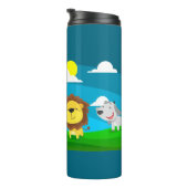 漫画の動物 タンブラー (回転右)