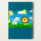 漫画の動物 ノートブック (裏面)