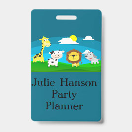 漫画の動物 バッジ