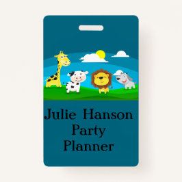 漫画の動物 バッジ