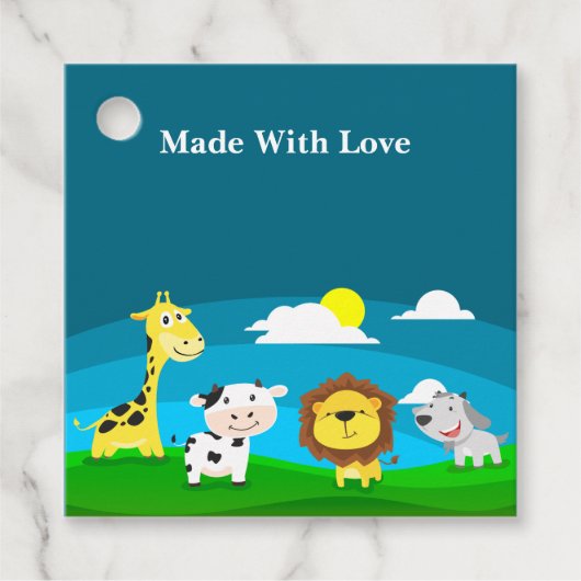 漫画の動物 フェイバータグ (正面)