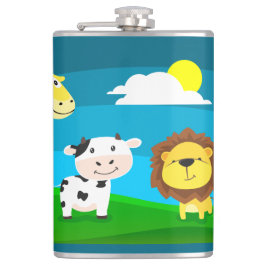 漫画の動物 フラスク