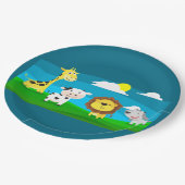 漫画の動物 ペーパープレート (アングル)