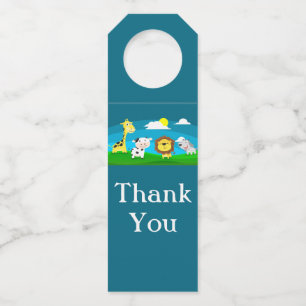 漫画の動物 ボトルネックタグ