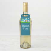 漫画の動物 ボトルネックタグ (ボトル)