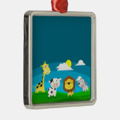 漫画の動物 メタルオーナメント (右)