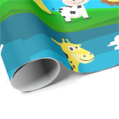 漫画の動物 ラッピングペーパー (ロールコーナー)