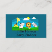 漫画の動物 名刺 (正面)