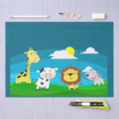 漫画の動物 薄葉紙 (クラフト)