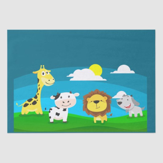 漫画の動物 薄葉紙 (正面)