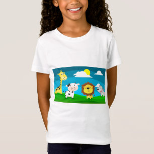 漫画の動物 Tシャツ