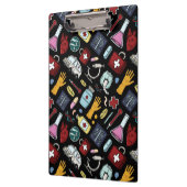 漫画の医師のナース科学パターン クリップボード (左)