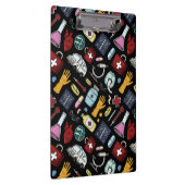 漫画の医師のナース科学パターン クリップボード (右)