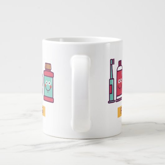 『漫画の口気に上の友人たち』 ジャンボコーヒーマグカップ (裏面)